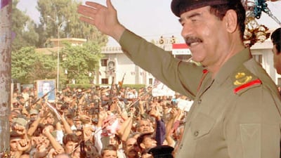 Saddam Hussein turned down the UAE's offer of asylum and went into hiding after the US invasion in March 2003. He was later caught, convicted of war crimes and executed in December 2006. AFP