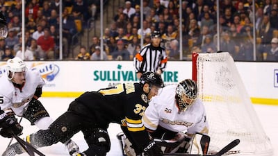 Patrice Bergeron of the Boston Bruins. AFP