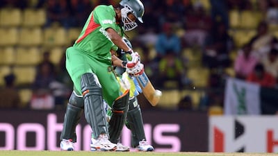 Bangladesh cricketer Shakib Al Hasanshown during the 2012 ICC World Twenty20. Prakash Singh / AFP / September 25, 2012