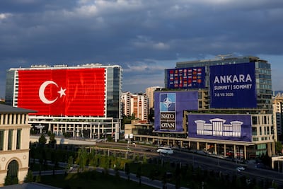 The Ankara venue for the annual Nato leaders' summit, which is taking place in Turkey for the first time since 2004. Reuters