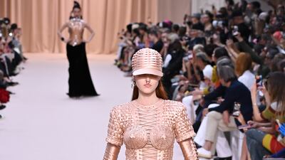 The Jean Paul Gaultier haute couture autumn/winter 2022-2023 show as part of Paris Fashion Week.