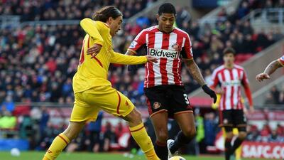 Right-back: Lazar Markovic, Liverpool. Not really a right wing-back, the young Serb nevertheless excelled, scoring and hitting the bar with an audacious volley. (Photo: Michael Regan / Getty Images)
