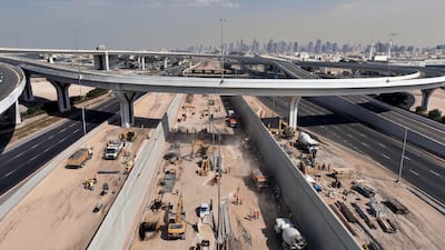Work on the 1.65km Al Khaleej Street Tunnel Project is now 80 per cent complete. Photo: Dubai RTA