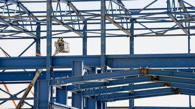 The Beni Suef power plant will be the world’s largest combined-cycle power plant when completed. Dana Smillie for The National