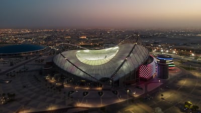 Aerial view of Khalifa International Stadium. Getty