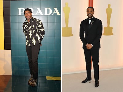 Jason Bolden styled Creed actor Michael B Jordan for this year's Oscars. Getty Images