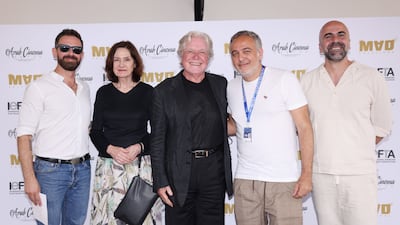 From left: Maher Diab, Deborah Young, Hussein Fahmy, Mohamed Hefzy and Alaa Karkouti.