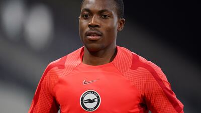 Enock Mwepu joined Brighton and Hove Albion in 2021 and made 27 appearances for the club. PA