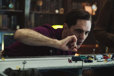 Pedro Alonso plays charismatic mastermind Berlin in Lady with an Ermine. Photo: Netflix