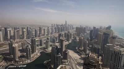 The Dubai property market is recovering strongly this year, with apartment prices up about 20 per cent from a year earlier. Razan Alzayani / The National