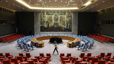 The UN Security Council chambers in New York. AFP