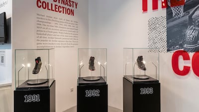 The Dynasty Collection's game-worn trainers are part of basketball and sporting history