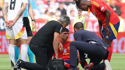 Had a shot on target in the first minute, then flipped over in a tackle by Kroos three minutes later. Left the pitch after eight minutes and his leg was heavily bandaged thereafter. AFP