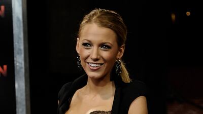 Blake Lively, in Antonio Berardi, arrives for the premiere of 'The Town' at Fenway Park in Boston, Massachusetts, on September 14, 2010. EPA
