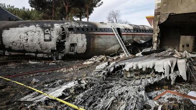 The cargo flight is thought to have taken off from Bishkek in Kyrgyzstan. AFP