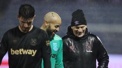 WEST HAM RATINGS: Darren Randolph, 6 – Making only his second Hammers appearance since the club’s EFL Cup defeat to Everton in late September, Randolph endured a predictably quiet evening. There was a moment of panic in the first half though when a poor clearance from a corner fortuitously fell the feet of a home defender and was quickly cleared. Reuters
