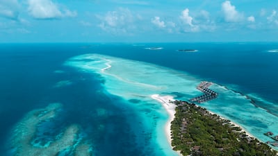 Four Seasons Landaa Giraavaru sits on its own island in the Unesco-protected Baa Atoll. Photo: Four Seasons