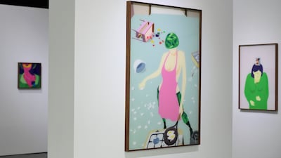 Saher Nassar uses bright, bold colours, stylised figures and satire to depict enticing and eerie scenes