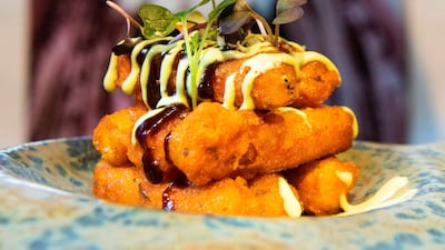 Paneer koliwada with green chilli mayo at Indya by Vineet. Courtesy Indya by Vineet