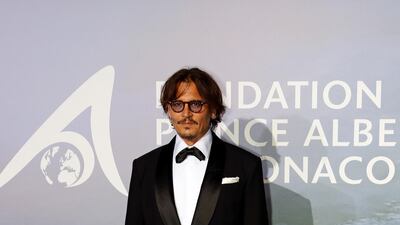 Johnny Depp attends the Monte Carlo Gala For Planetary Health on September 24, 2020. Getty Images