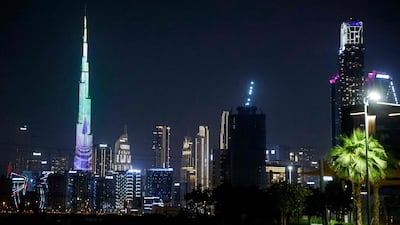 The UAE aims to triple clean energy capacity by 2030. AFP