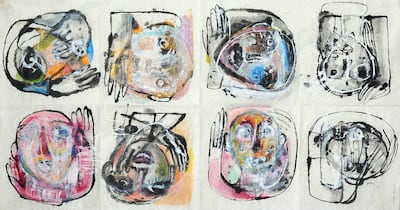 Part of Fadi Yazigi's No Title exhibition at Galerie Tanit. Fadi Yazig / Galerie Tanit Beyrouth/Munich