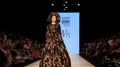 A modestwear look from Istanbul Modest Fashion Week