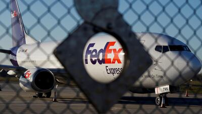 A FedEx Boeing 737. The firm is having a difficult time internationally and domestically. Reuters