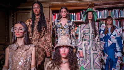 Polish label Rad Duet revealed its autumn/winter 2023 collection as part of Budapest Central European Fashion Week in Hungary in February. EPA