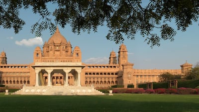 The Taj Umaid Bhawan Palace in Jodhpur, India, has been hotly tipped as the venue of Priyanka Chopra's upcoming nuptials. Courtesy Taj Hotels Resorts & Palaces