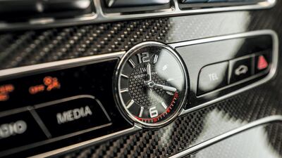 It weighs 1,880 kilograms, compared to the S-Class’s two-and-a-quarter tonnes. Victor Besa / The National