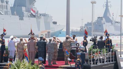 Marking the inauguration of the base, 47 naval craft were commissioned into service.