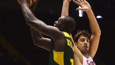Gorgui Dieng had 27 points for Senegal in their win over Croatia on Monday. Pierre-Philippe Marcou / AFP / September 1, 2014