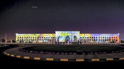 Sharjah Book Authority during the Sharjah Light Festival 2019. Courtesy of Sharjah Light Festival
