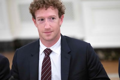 Meta CEO Mark Zuckerberg attends a dinner hosted by US President Donald Trump. AFP
