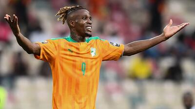 Ivory Coast forward Wilfred Zaha. AFP