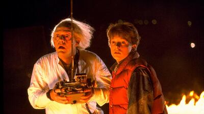 Dr Emmett Brown and Marty McFly in the Back to the Future trilogy. (Credit: Universal Pictures)