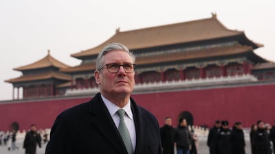 Mr Starmer at the Forbidden City in Beijing during his visit to China in January. Getty Images