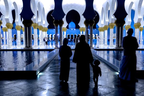 The Sheikh Zayed Grand Mosque in Abu Dhabi had about 6.85 million guests last year. Victor Besa / The National