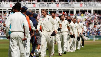 Captain Joe Root, his predecessor Alastair Cook and James Anderson are among a handful of players to feature regularly in England's Test team in recent times. Reuters