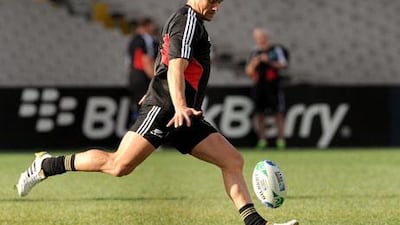 Dan Carter is hoping to put his injury heartbreak of 2007 behind him and fill the one hole on his CV - Rugby World Cup champion.