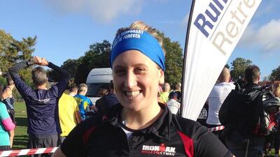 Hollie Cradduck was among the winners of this year’s Abu Dhabi International Triathlon Inspire Competition. Courtesy Abu Dhabi Tourism & Culture Authority