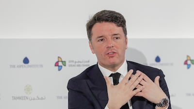 Sen Matteo Renzi, former Prime Minister of Italy. Victor Besa