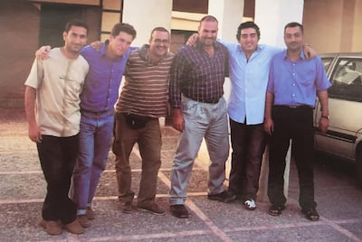 Columnist Mustafa Alrawi (second from right) in Iraq in 2003. Courtesy Mustafa Alrawi