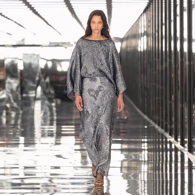 Maria Grazia Chiuri explores the idea of clothes as a second skin. Photo: Fendi