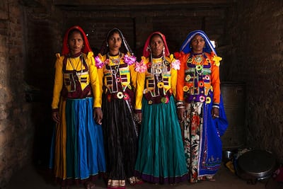 Women from the Garasia tribe. Courtesy Aman Chotani