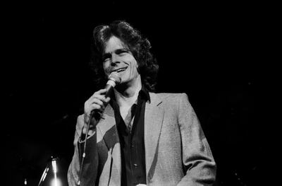 American singer BJ Thomas performs on stage at Loop Alive at the Chicago Theatre in Chicago, Illinois, on February 14, 1982. Getty Images