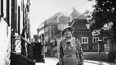 ‘First Lady of Germany’, historian, novelist and philosopher Ricarda Huch, in Heidelberg, 1934. UMBO / ullstein bild via Getty Images