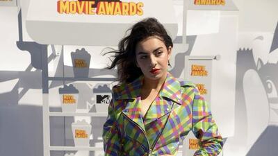 Singer Charli XCX arrives at the 2015 MTV Movie Awards in Los Angeles. Mario Anzuoni / Reuters