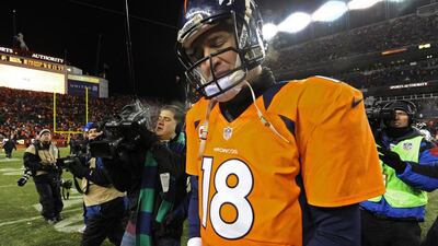 The past few games have not been pleasant for the Denver Broncos or quarterback Peyton Manning. Larry W Smith / EPA